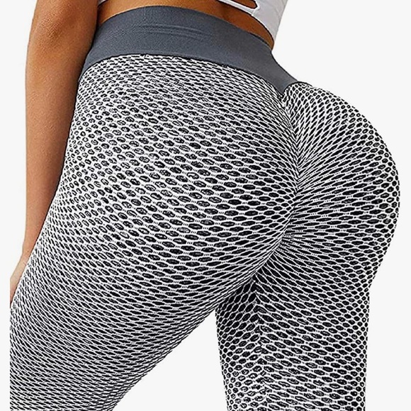 High Waist Yoga Pants, Tummy Control, Booty/Butt Lift, Viral TikTok Leggings - Picture 2 of 3